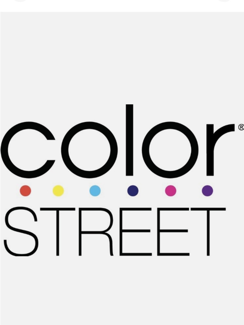 Color Street Black Logo with Multicolor Dots